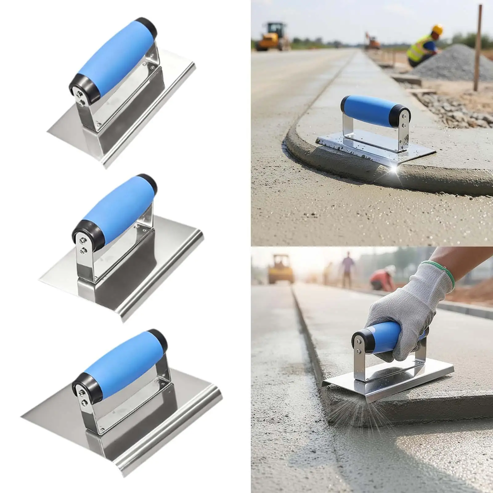 Plastering Bricklayer Trowel Curved Concrete Shaping Tool for Smooth Corners and Wall Finishing