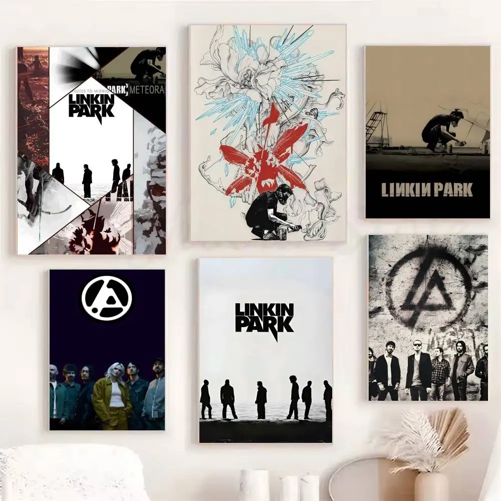 Cool Classic Rock L-LinkinS P-ParkS Posters Fancy Wall Sticker for Living Room Bar Decoration Wall Decor