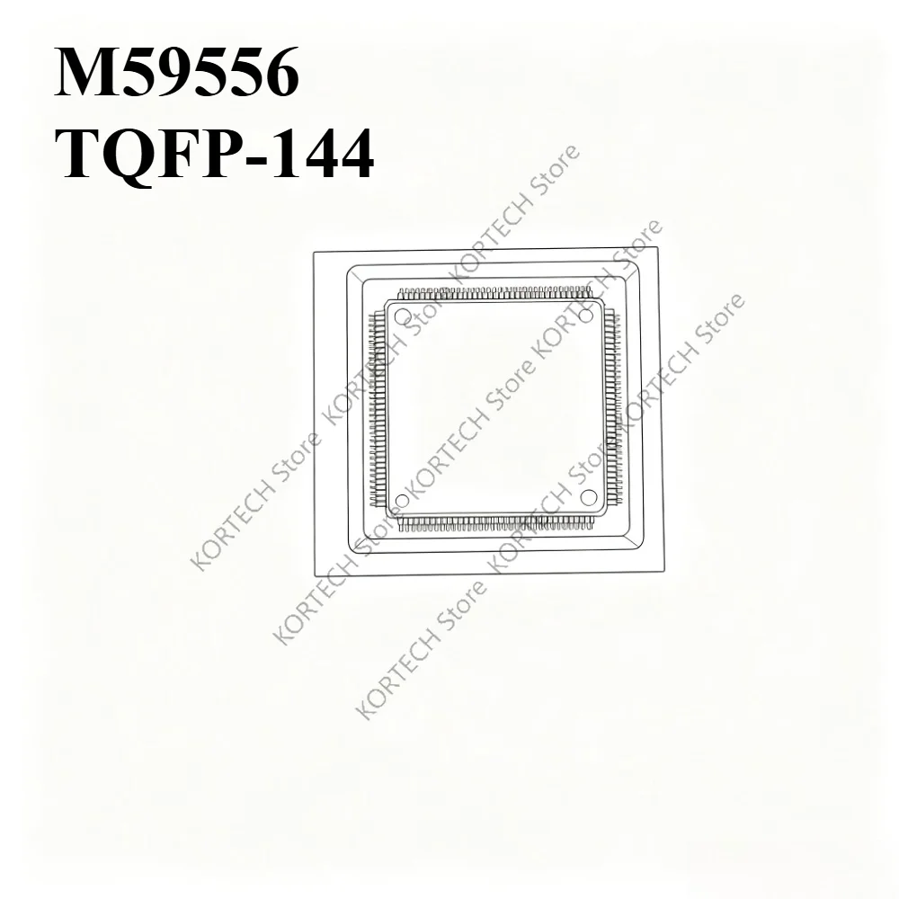 2PCS/Lot Original M59556FP M59556 TQFP-144 For Car computer board ignition driver IC Chip