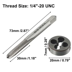 Die Tap Die Set HSS High Speed Steel R1/4 Right Hand Thread Tap 1/4