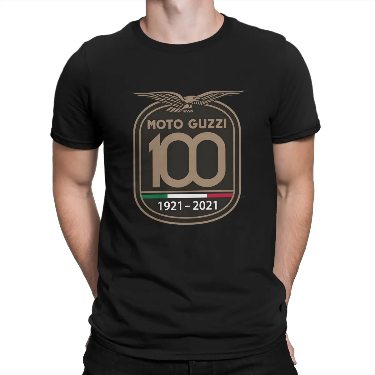 

Moto Polyester TShirts Anniversary 100Th Personalize Homme T Shirt New Trend Clothing