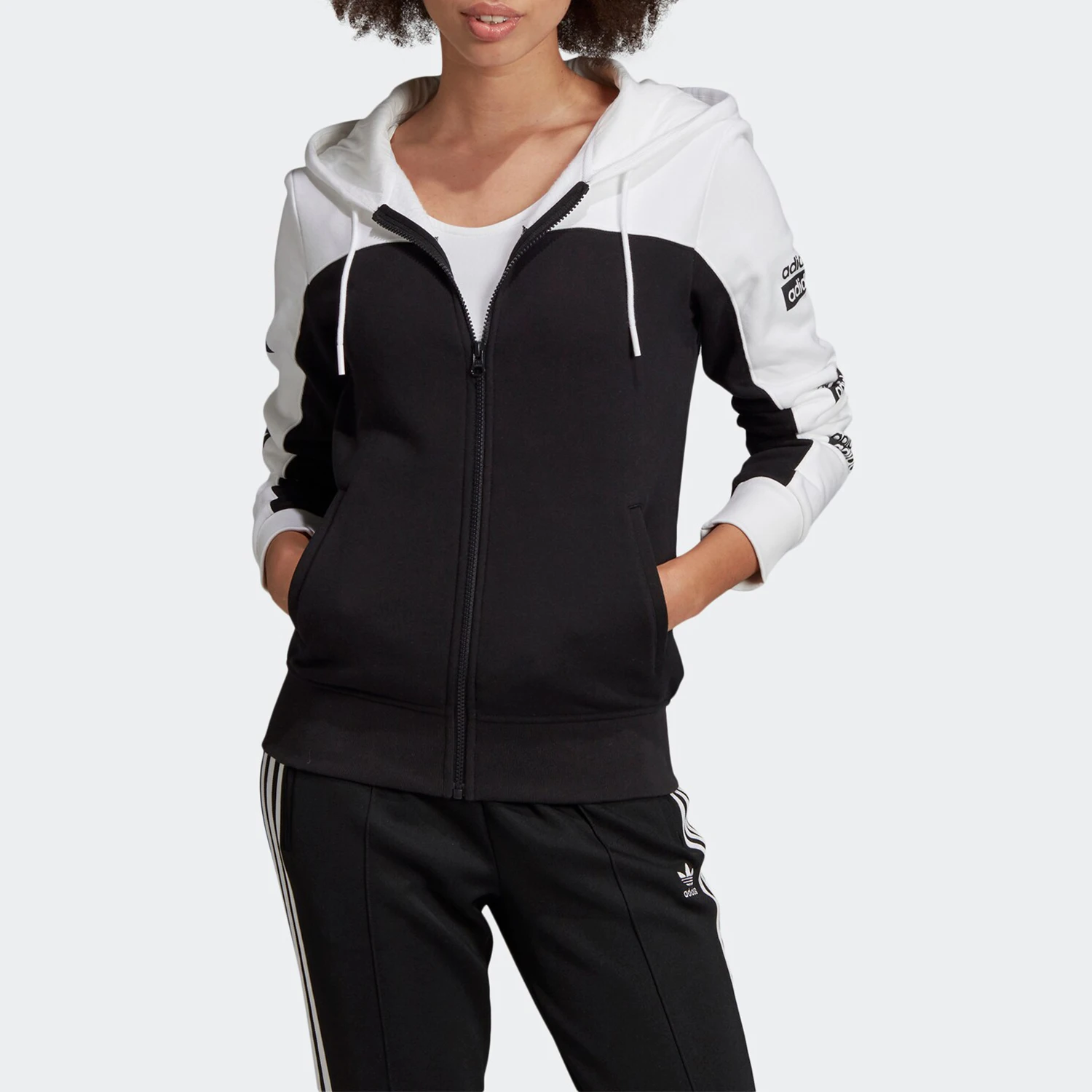 

Adidas Originals Trefoil TT Hooded Women's Casual Hoodie EC0780
