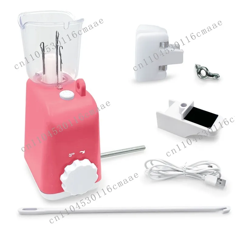 New Electric Rope Knitting Machine Home Hand Rope Knitting Necklace Jewelry Knitting Tool Winding Tool