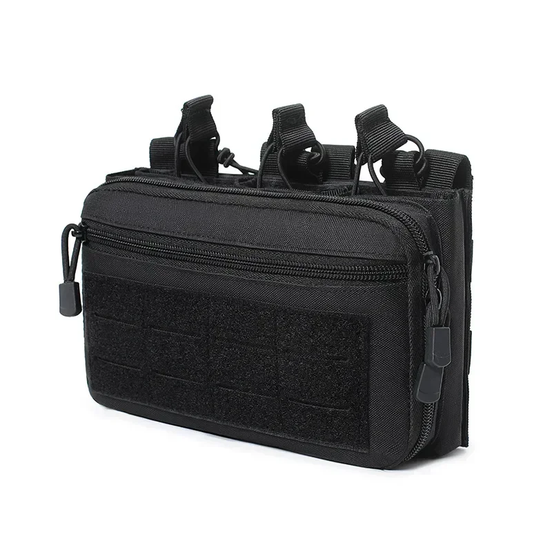 Taktische Molle Dreifach-Magazintasche 5.56 M4 Magazinhalter Outdoor Wandern Jagd Admin-Weste Taschen EDC Werkzeug-Organizer Hüfttasche – Detail 5