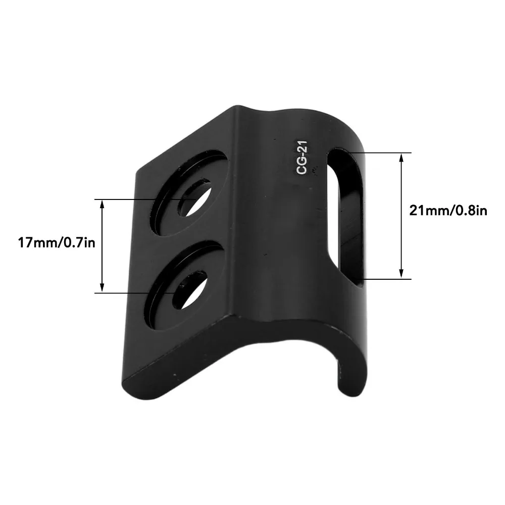 Colgador cambio delantero aluminio – Adaptador desviador bicicleta - imagen 2