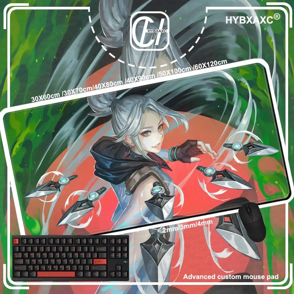 HYBXAXC Desktop Player Mouse Pad Valorant Jet Pc Office Large Protection Desktop Computer Office Learning Protection Writing Mat