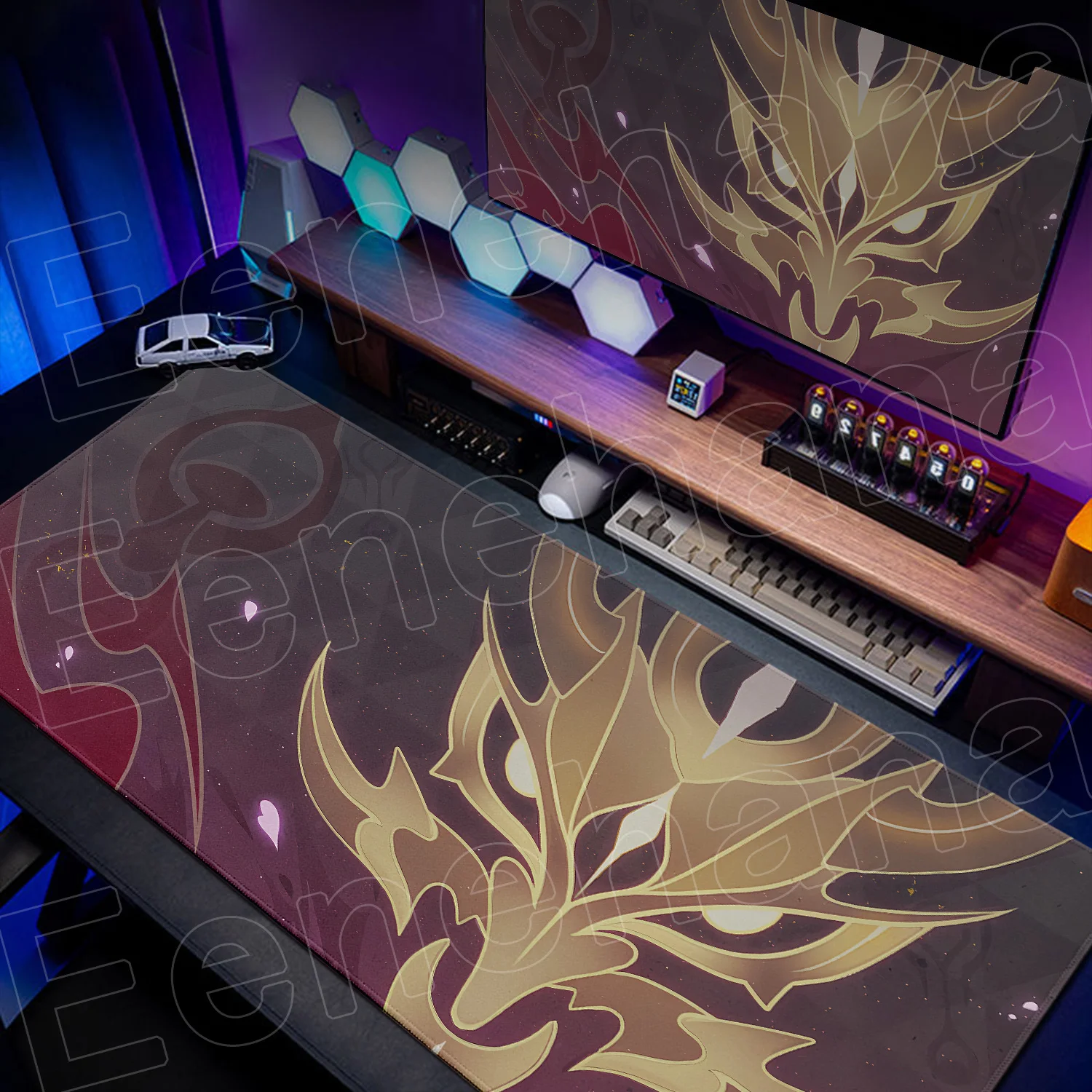 

Gaming Mousepad Large Laptop Rubber Lock Edge Carpet XXL Anime Genshin Impact Arataki Ltto Speed Mouse Pad High Quality Desk Mat