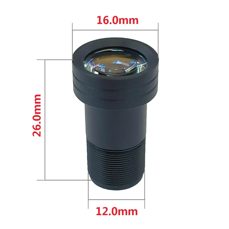 F1.4 Starlight 12mm Lens CCTV Lens HD 5.0Megapixel M12 Lens  For CCTV Cameras Security Cameras Drones Sports Cameras