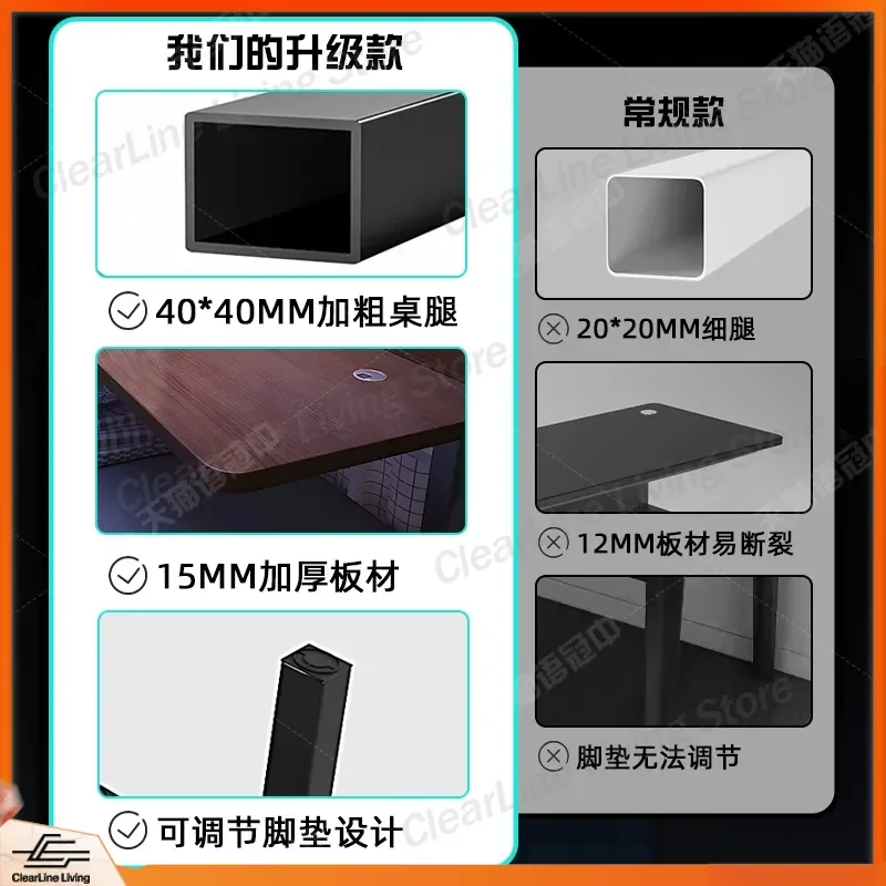 L Shaped Corner Desk Computer Table for Bedroom Dormitory Bunk Bed Space Saving Writing Study Workstation Home Office