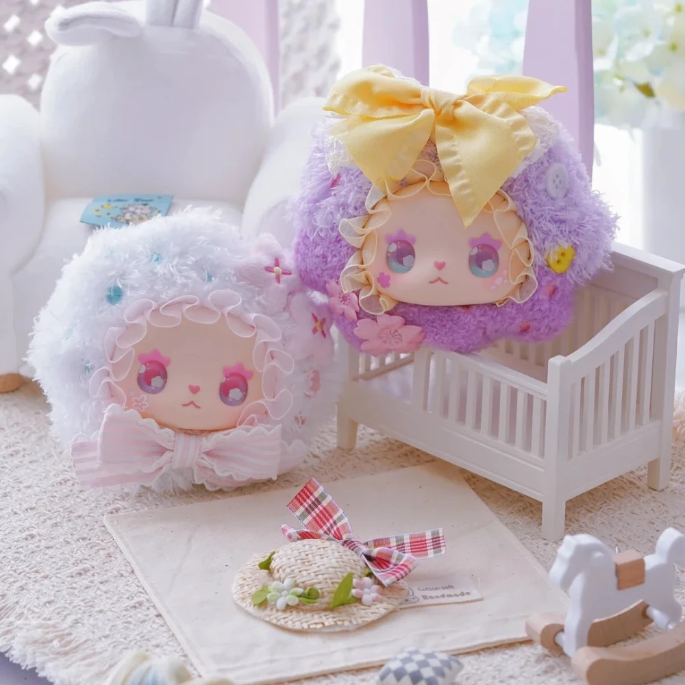 Mooie EMMA Floral Seasons Series Pluche Blind Box Kawaii Sleutelhanger Hanger Anime Figuur Mystery Surprise Vinyl Gezicht Pop Speelgoed