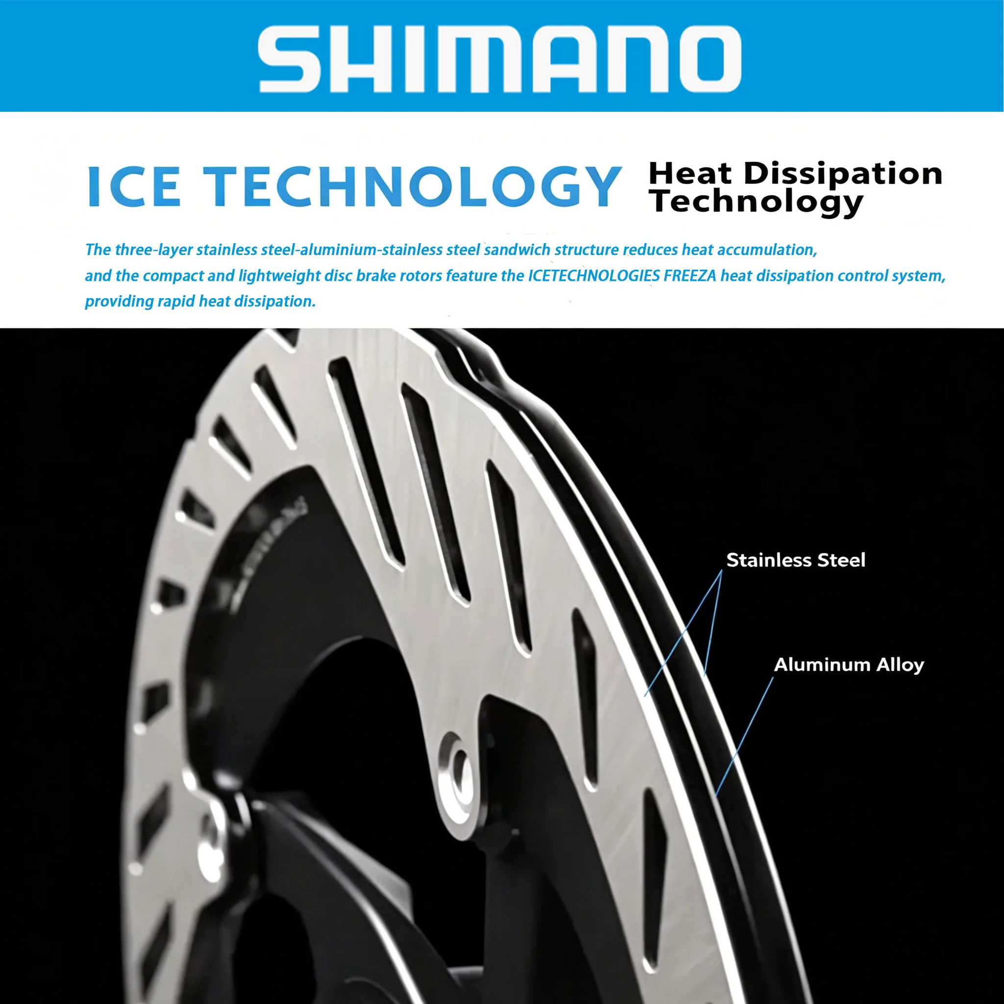 Genuine SHIMANO MT800 MT900 brake rotors for mountain and road bikes, centre lock, high-end heat-dissipating discs