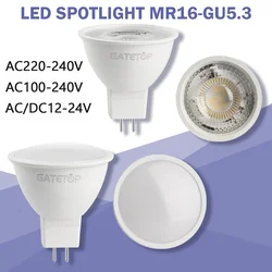 3PCS LED Bulb MR16 Spotlight Lampada AC 110V 220V 12V Bombillas GU5.3 Spot Light Replace The 50W Halogen Lamp Home Derection