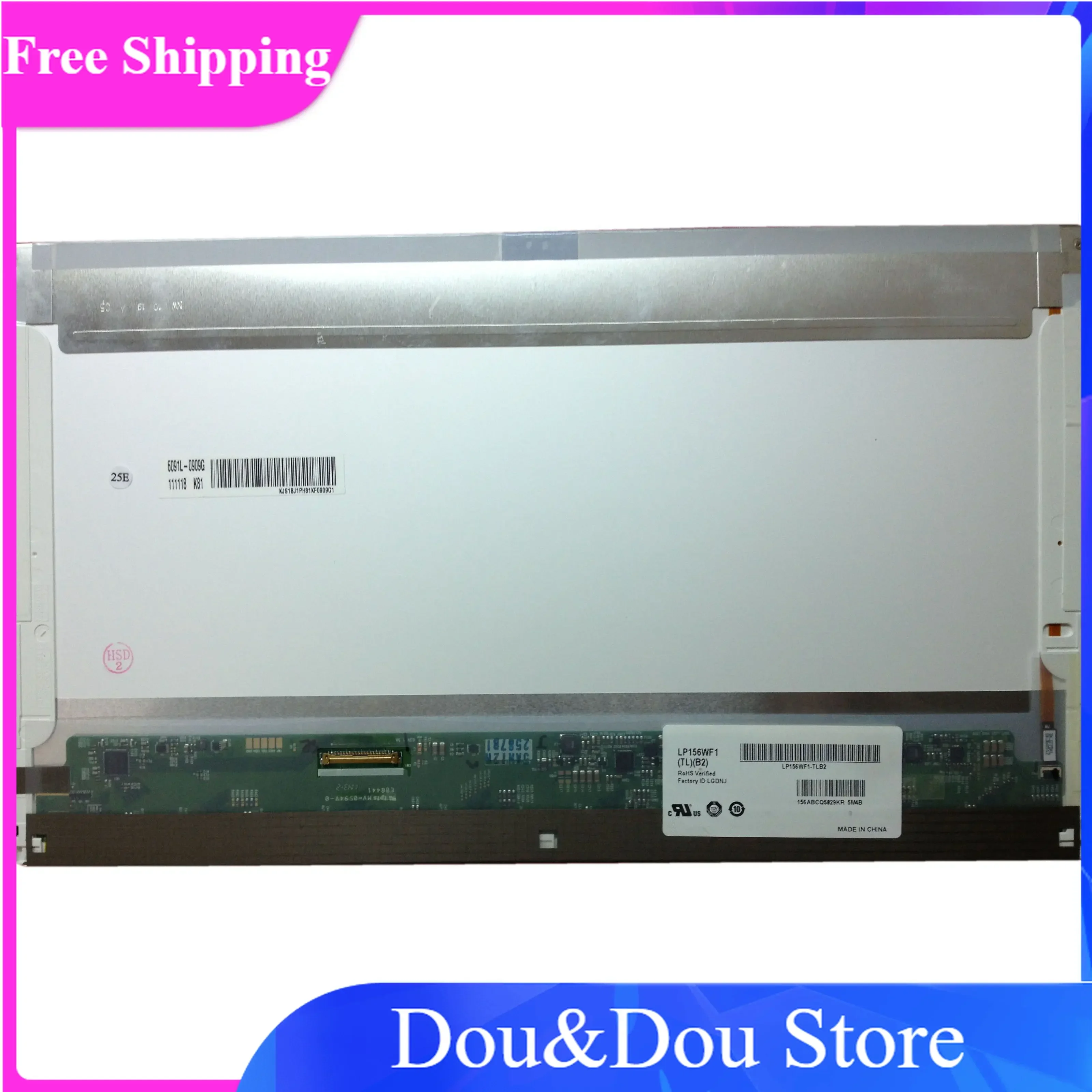 LP156WF1 TLB2 LTN156HT02  LP156WF1 TLA1 B156HTN01.0 B156HW01 V.0 B156HW02 V.5 1920*1080 40 pins Laptop Lcd Screen