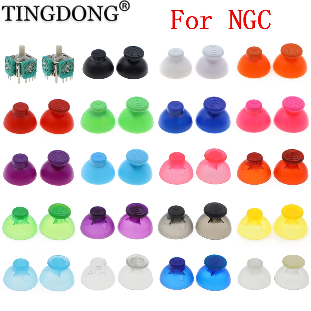 3D Joystick für NGC Gamecube Controller Analog Thumb-Stick Griffe Kappen Ersatzteile