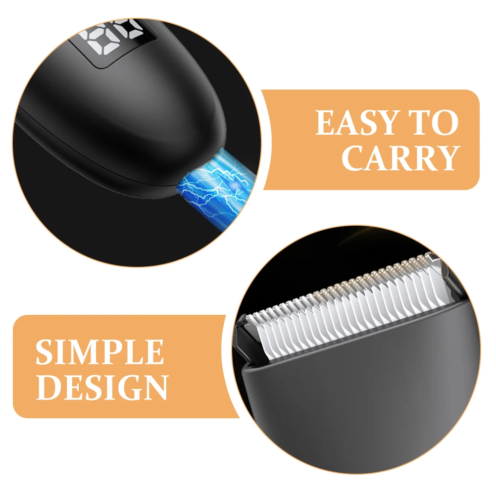 شاشة ديجيتال مقص الشعر الرجال ماكينة حلاقة مزيل ماكينة إزالة حلاقة للوجه السيراميك شفرة Trimer رجل رجل الظهر