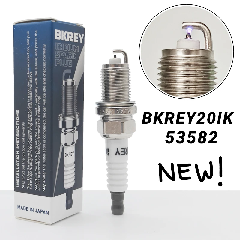 

4/20PCS IK20 5304 BKREY20IK 53582 Iridium Spark Plug For AUDI TOYOTA HONDA NISSAN MAZDA VW BMW MITSUBISHI PEUGEOT For IK20-5304