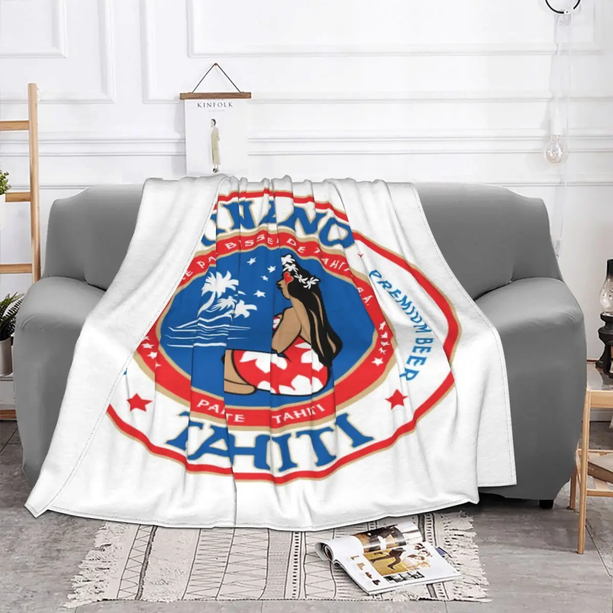 Hinano Tahiti 1024 Quilt Couple Blankets Custom Blanket Personalized Throw Blanket