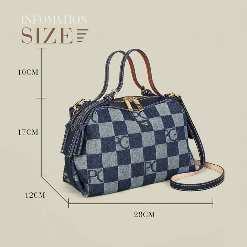 Imagen 2 del producto Bolso de mujer PG 2025, tendencia europea, bolsos de diseñador de marca de lujo, bolsos de hombro para mujer, bolso versátil de moda para otoño e invierno