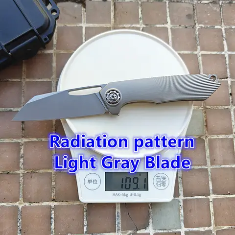 New Neutralizer JUFULE Made Titanium Handle Ceramic Bearing Pocket EDC Tool Kitchenware Hunt Camping 154CM Outdoor Folding Knife