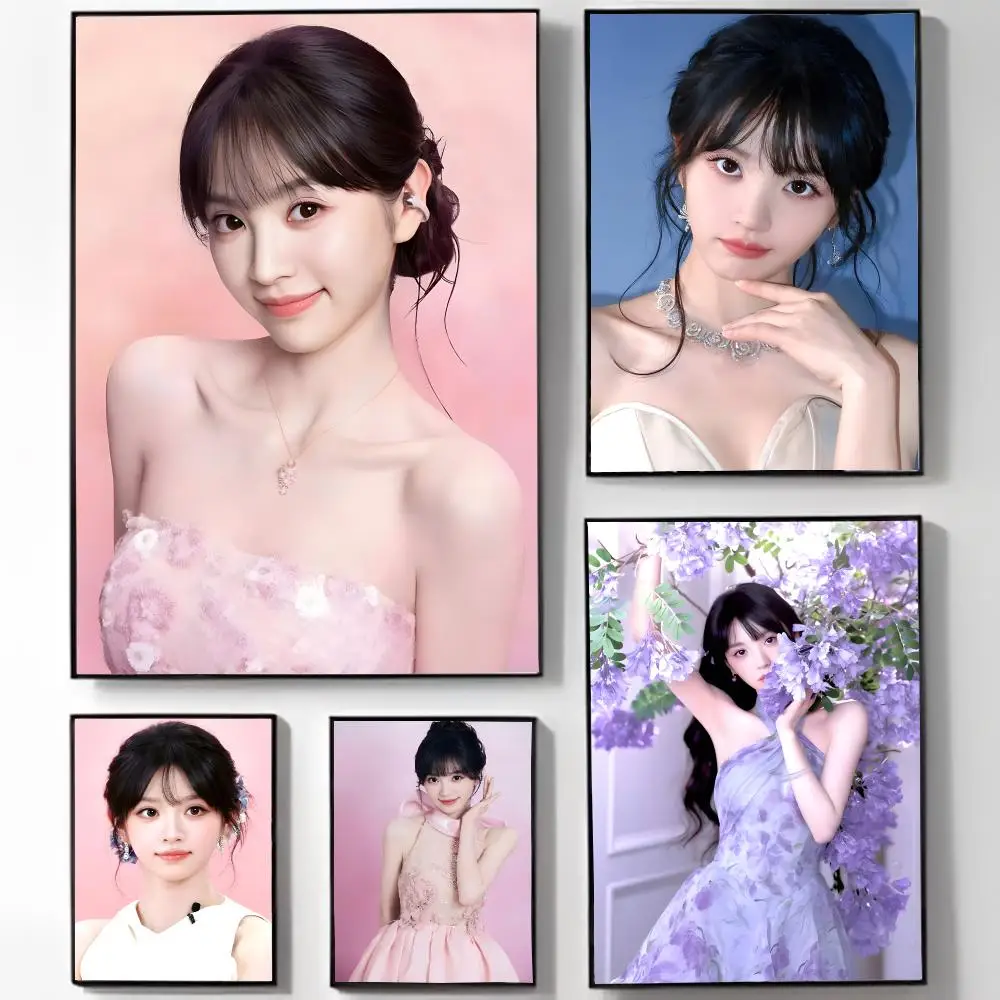 Chinese Actress Exquisite T-Tian Xiwei Poster High-definition Art Sticker Self Adhesive Waterproof Home Decoration