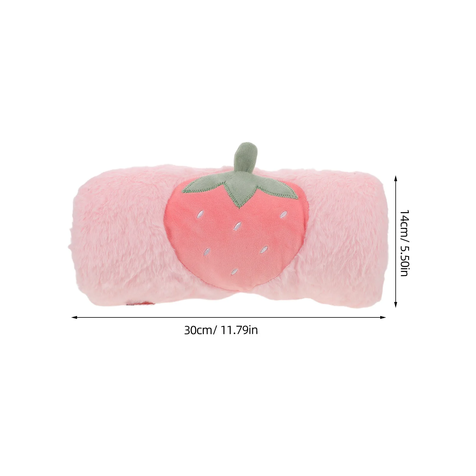 Manchon chaud Design fraise mignon hiver Portable chauffe-mains oreiller pour femmes filles étudiants doux mains réchauffant