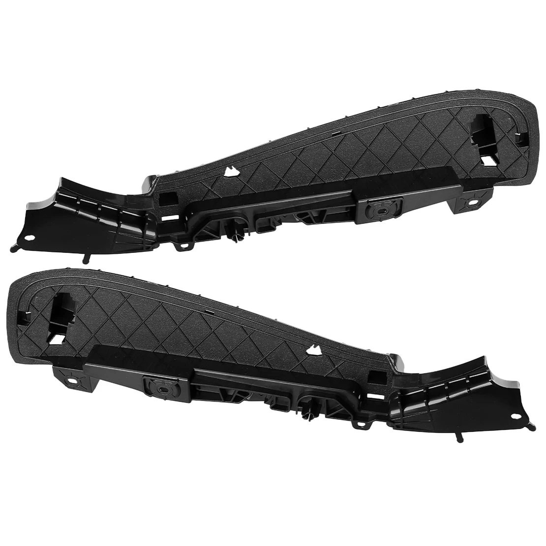 52107317459 52107317458 1 Pair Black Left & Right Seat Track Rail Covers Supports Fit for BMW 5 6 7 F07 F10 F11 F90 G30 G31 G32