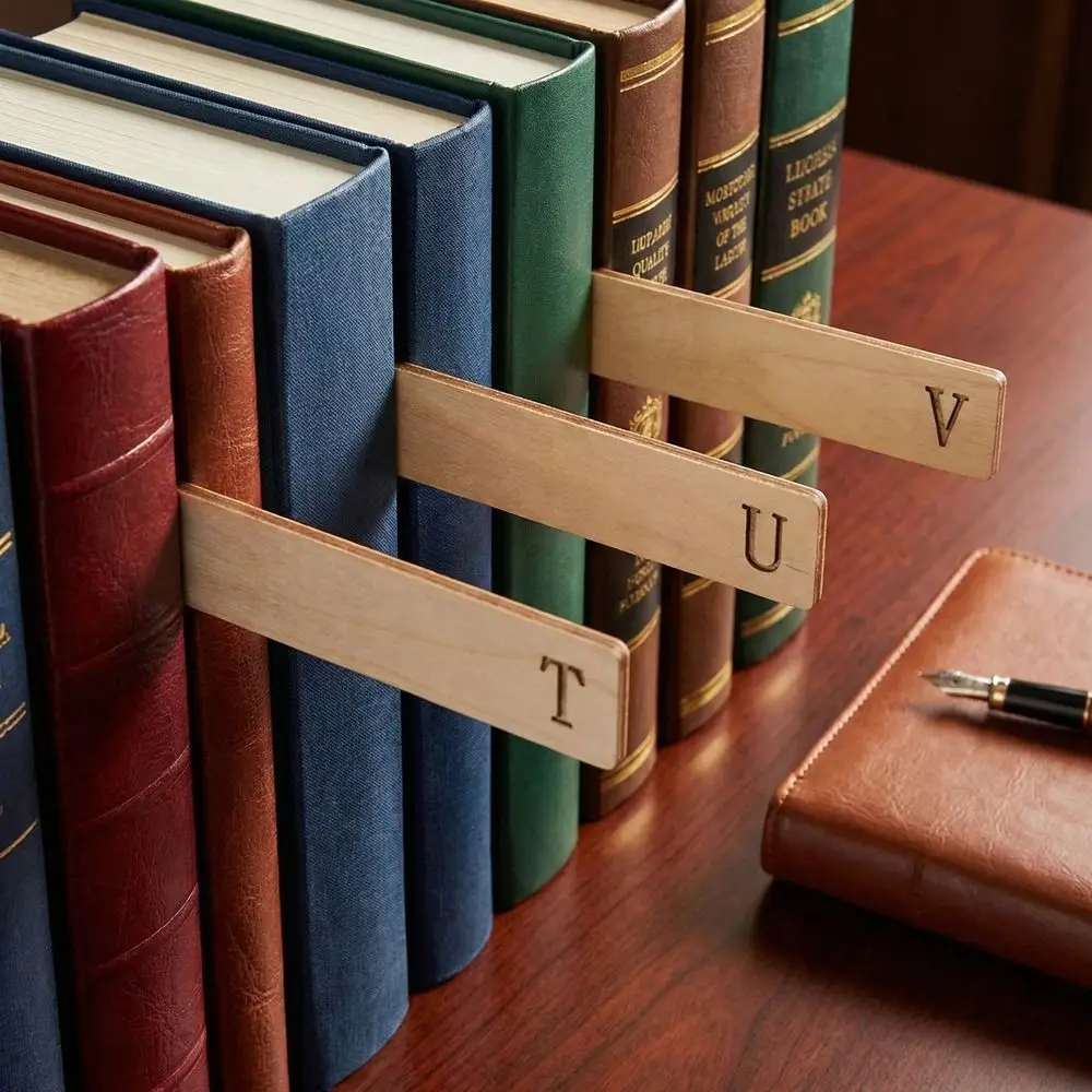 

Wooden Vinyl Record Dividers Alphabetical a-Z Versatile Guide Separator Holder Time-saving Efficient Record Record Index Card