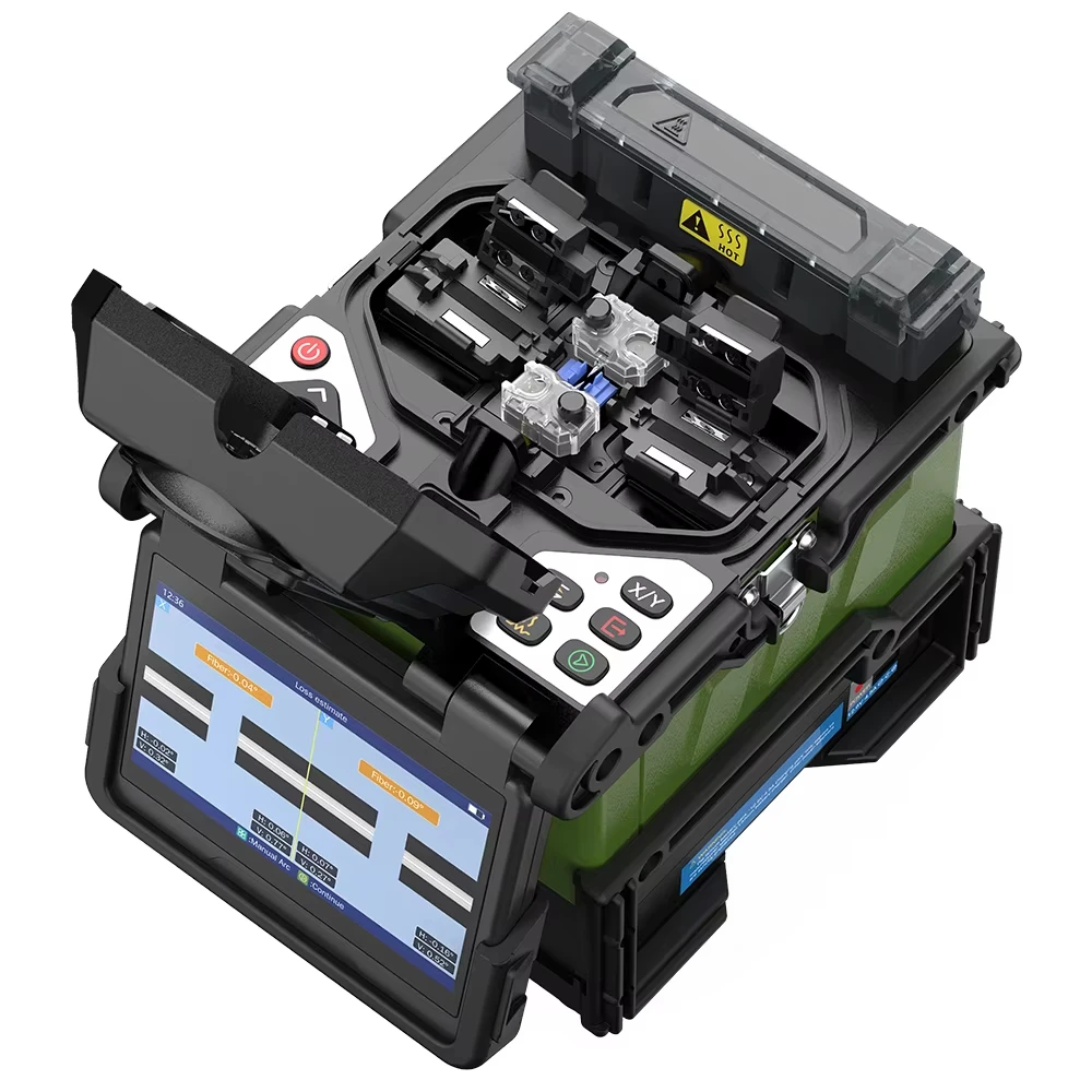 FX39 6 Motors Backbone Fusion Splicer Core Alignment 6S Splicing 16S Fast Heating Optical Fiber Welder Welding Machine