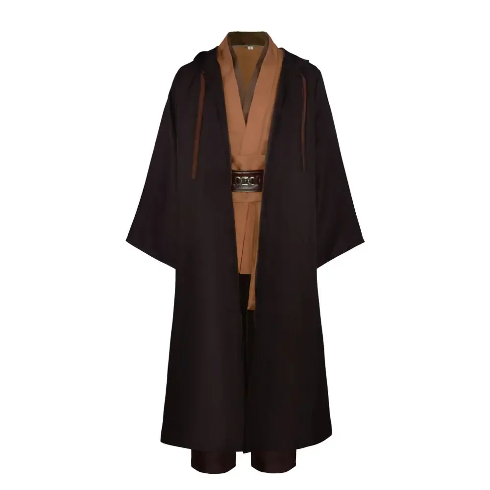 

Obi-Wan Kenobi Top and Pants with Cloak Knight Cosplay Costume Halloween Masquerade Carnival Party Outfits for Men