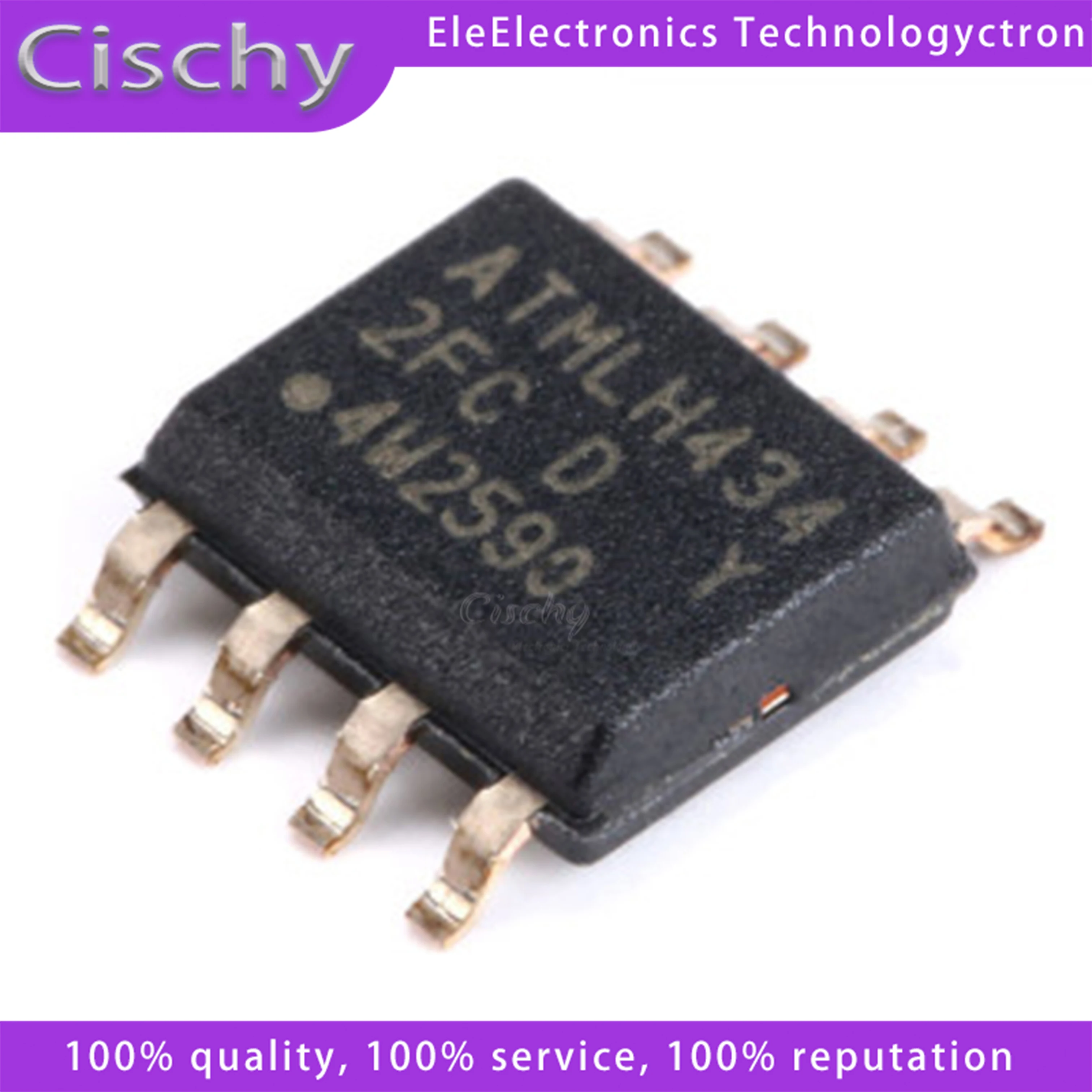 10pcs AT24C512C-SSHD-T AT24C512 2FC SOP-8 In Stock