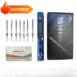 Portable MINIWARE TS101 Digital Display Electric Soldering Iron with Internal Heating for Household Repair