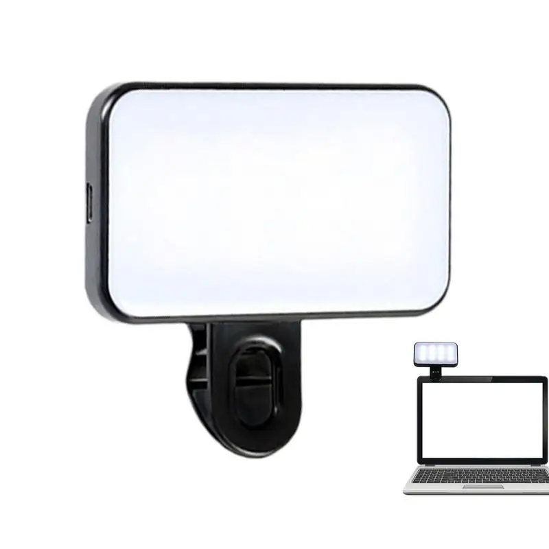 Światło wypełniające LED Przenośne mini światło do selfie do laptopa Wideokonferencja Telefon komórkowy Vlog Transmisja na żywo Lampa wypełniająca Fotografia