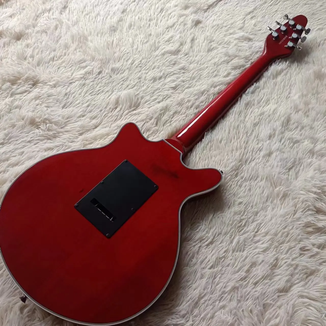 Musical Instruments Customization Special Vintage Red 6-String Electric Guitar Pickup Truck And Black Switch high-quality