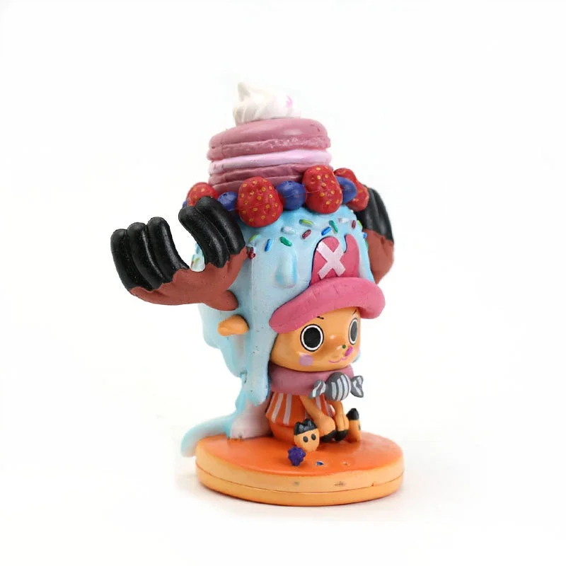 11cm Anime Figure One Piece Tony Chopper Candy and Crown Version Action Figure 15th Anniversary Collection Model Kids Toys