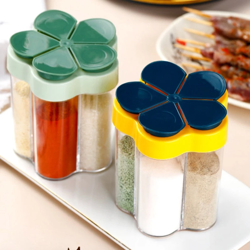 

Salt Pepper-Shakers with Lid Seasoning for Tank Spice-Jar Sealed Multifunctional
