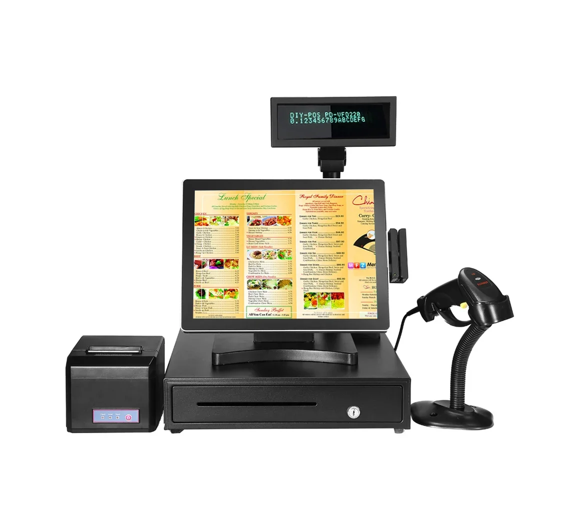 Cheap Supermarket Retail Tablet Cash Register Device Hardware Epos Pos Systems