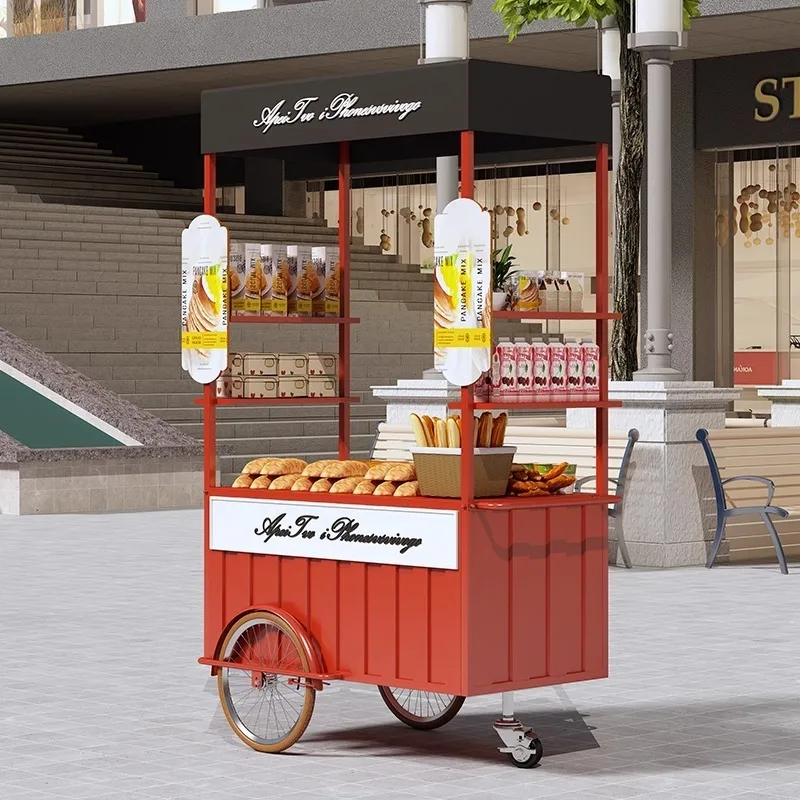 Mobile promotional vehicle Display cart Coffee cart Shopping mall Supermarket stall cart
