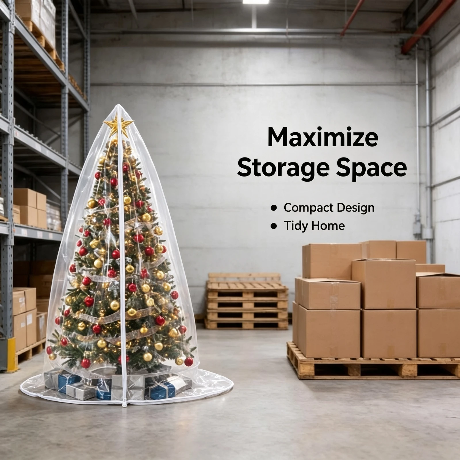 Large PE Christmas Tree Storag - Christmas Tree Artificial recension och pris