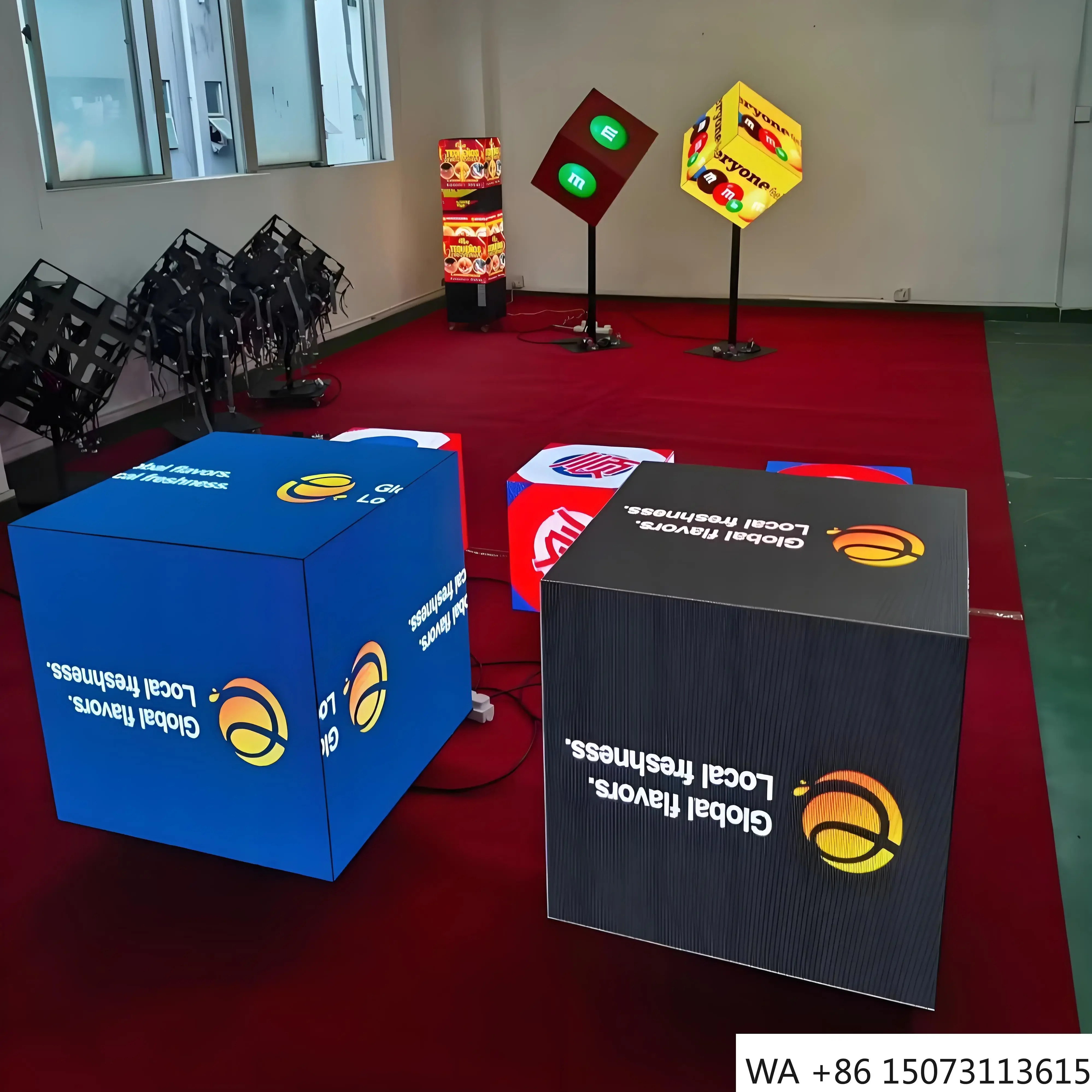 

Светодиодный экран-куб для помещений и улицы с индивидуальной настройкой для розничных магазинов, гарантия 5 лет