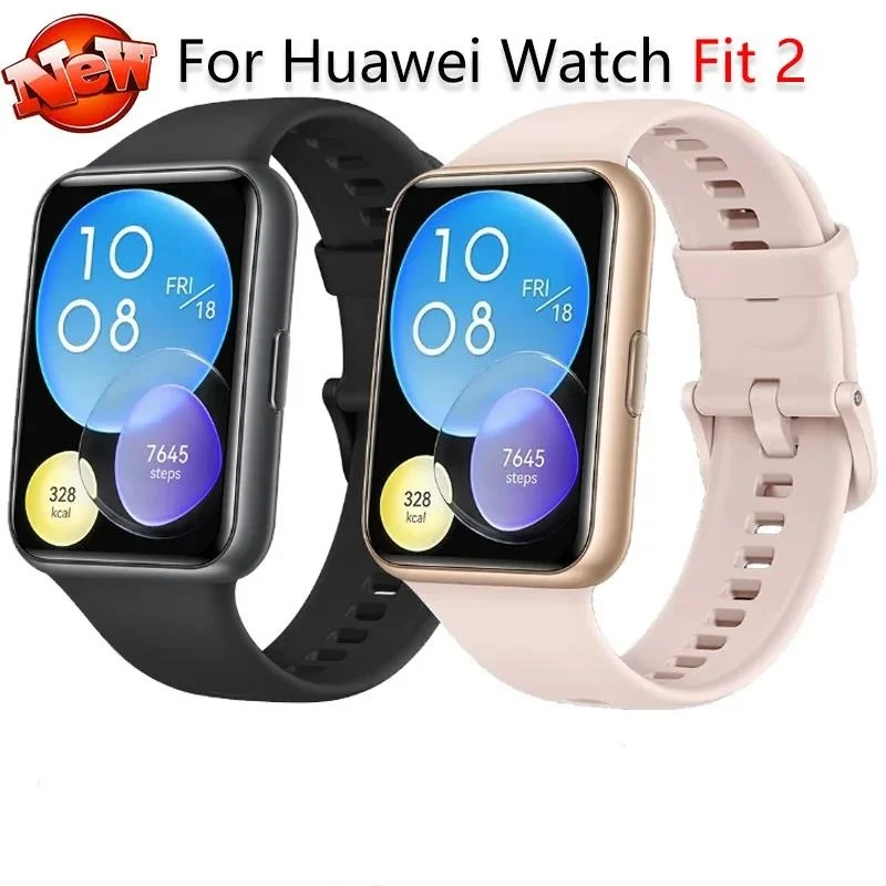 Neues Silikonarmband für Huawei Watch Fit2/3/4/4pro, Smart-Armband Correa für Huawei Fit 5/5 Pro, Sport-Ersatzarmband.