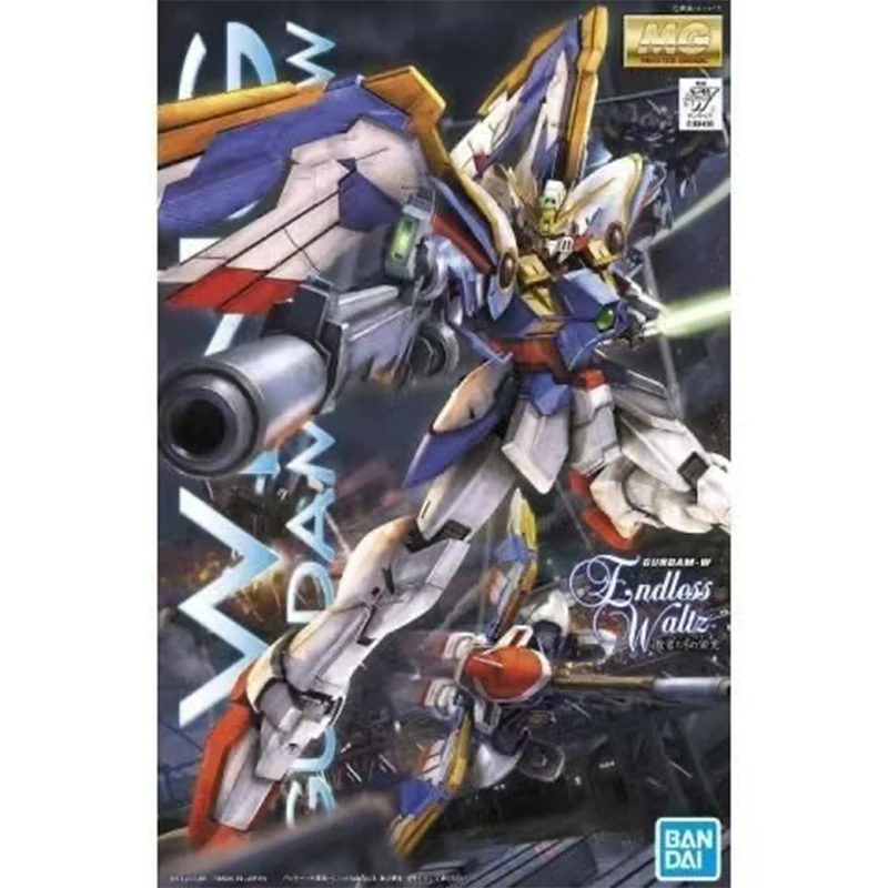 

Оригинальная фигурка Bandai Gundam Model Kit MG 1/100 XXXG-01W Wing Gundam EW Collection, экшн-фигурка, модель, игрушки для мальчиков, подарки