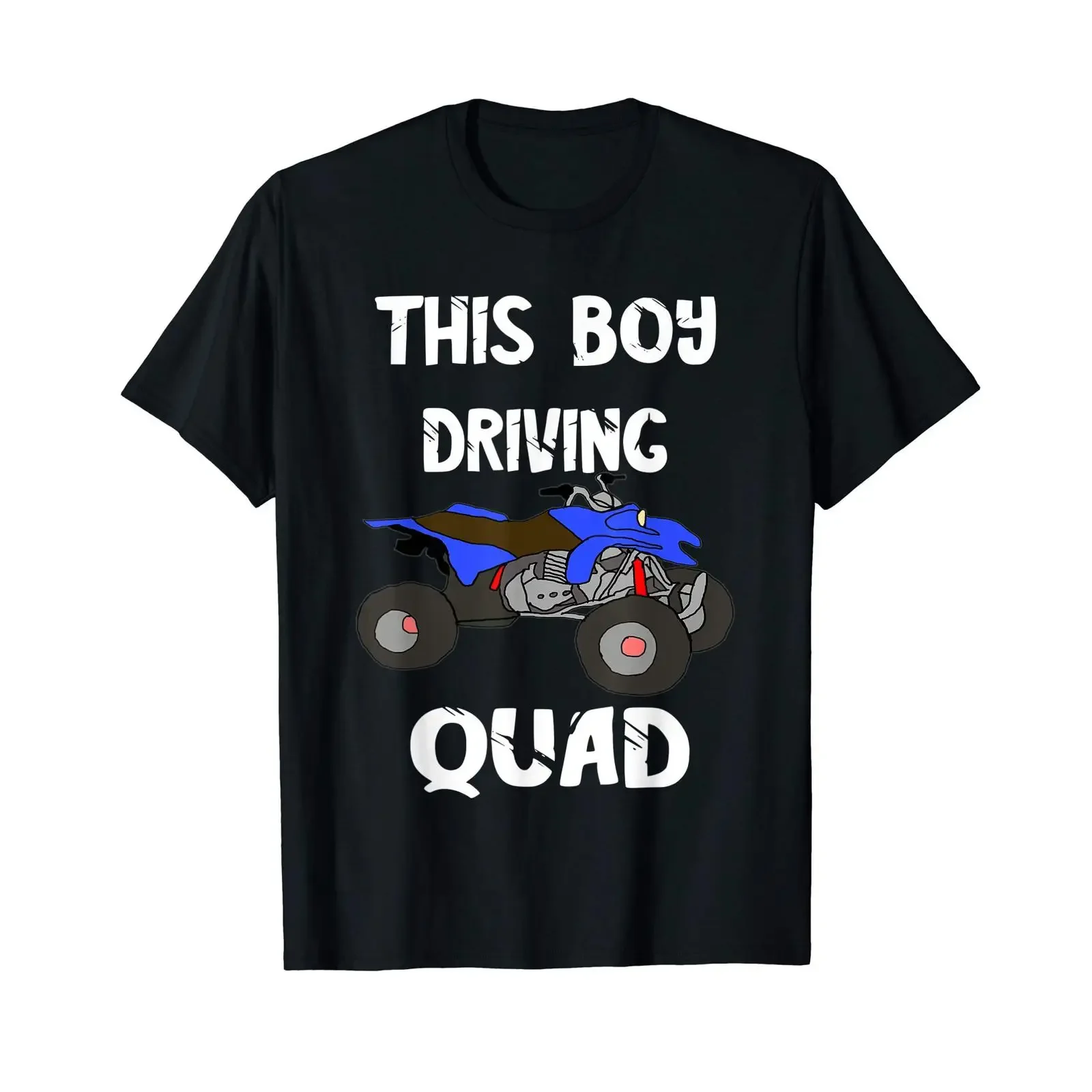 Offroad Four Wheeler ATV Biker This Boy Driving Quad Bike T Shirt vintage Washed Soft Comfortable Stretched
