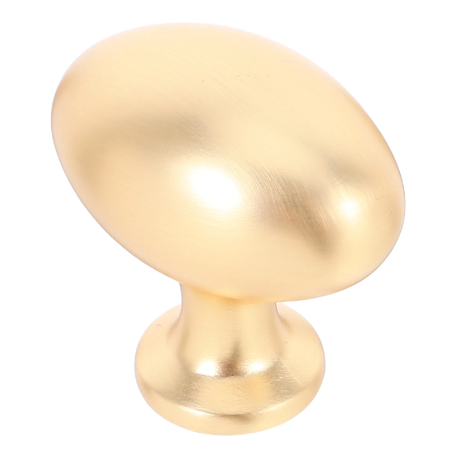 

2Pcs Egg Shaped Cabinet Drawer Handles Brushed Alloy Metal Wardrobe Furniture Hardware Knobs Kitchen Decorative Pulls