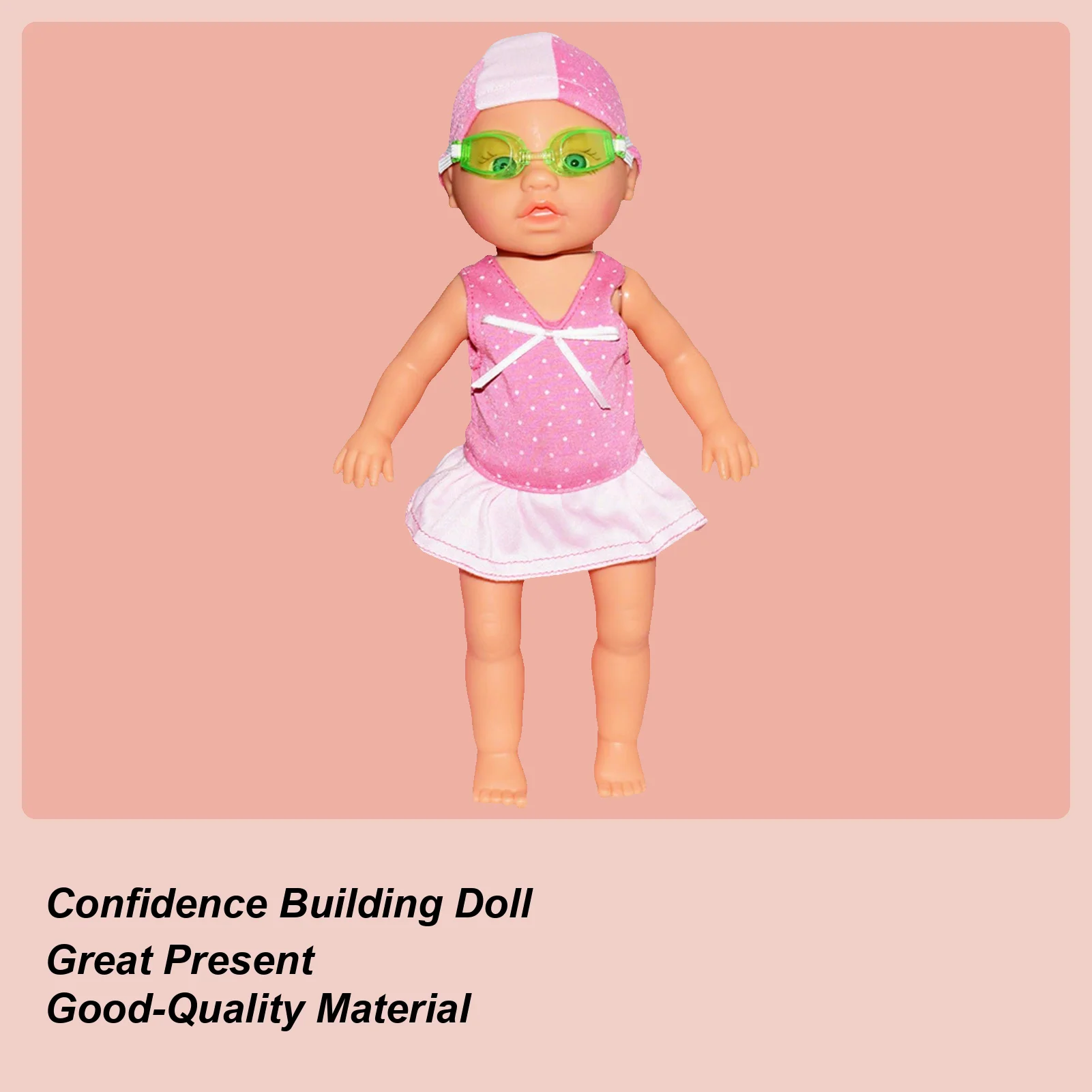 

Water Baby Doll Waterproof Beach Baby Doll With Movable Joint Toddler Travel Toys For Boy Girls Children Bath Travel Car Beach