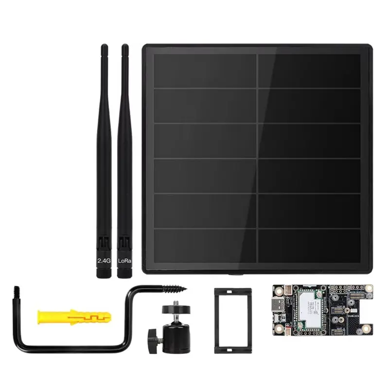 Reliable-D5L With 5V Solar Panel RAK19007& RAK4631 Wisblock Integration Lora Iot Low-Power Bluetooth Wifi Module Solar Node 868M