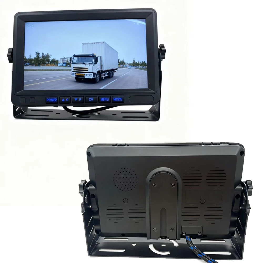 Full high definition 1080P AHD 4 channel truck DVR system reversing  18  night vision loop video waterproof