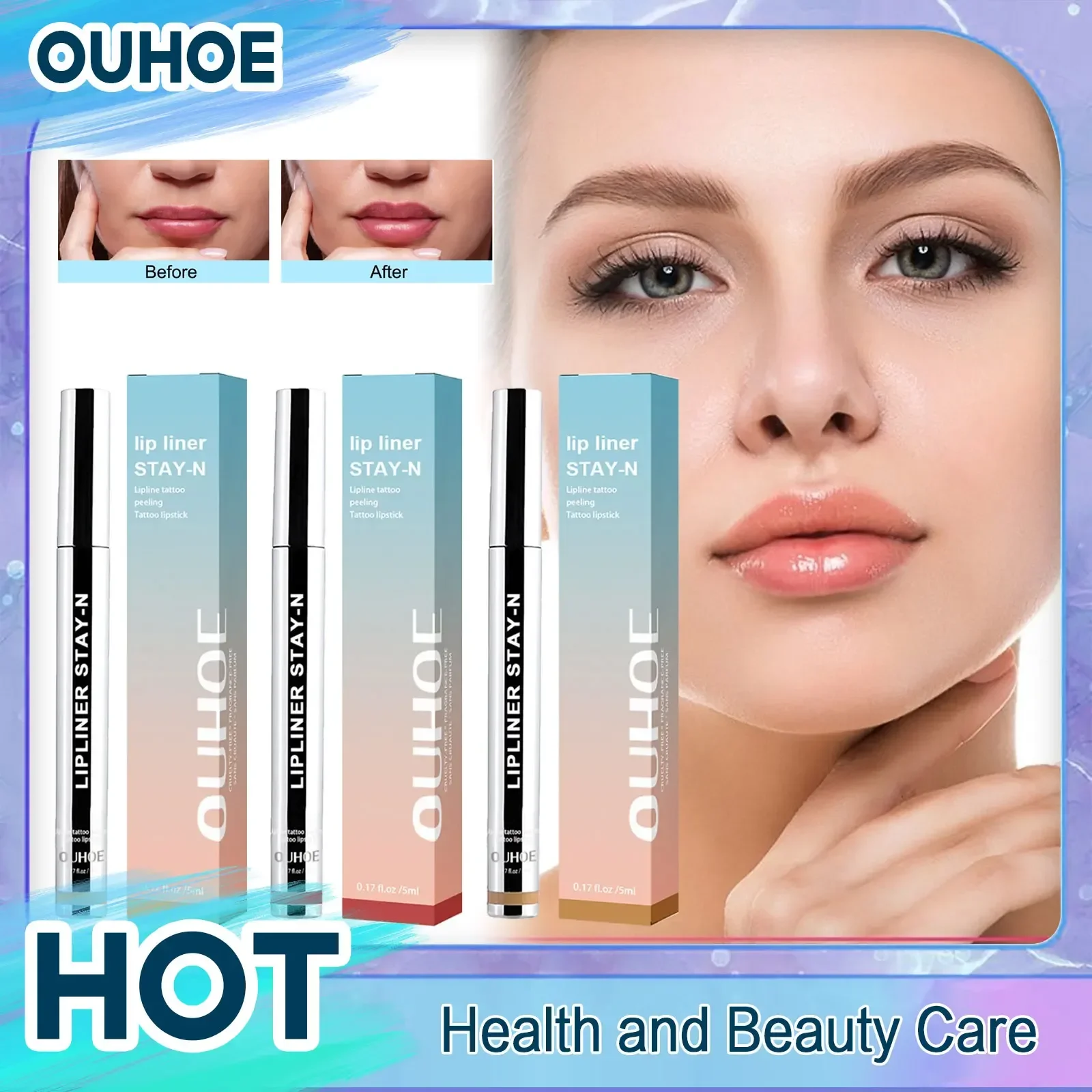 

Waterproof Lip Liner Long Lasting Matte Sexy Plumper Peel off Lipliner Contour Tint Lipstick Charming Gloss Tatto Makeups Pencil