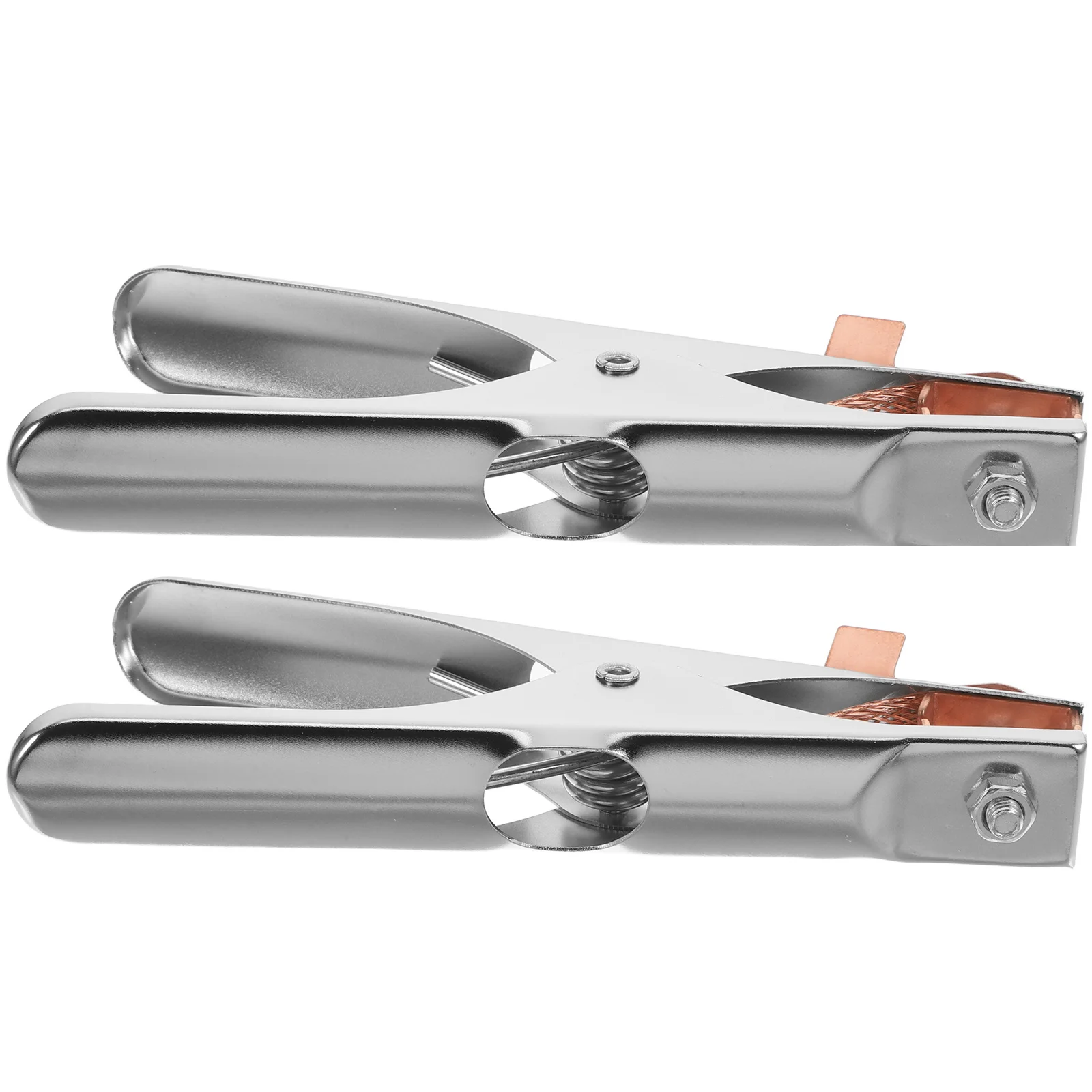 

2Pcs Welding Ground Clamp Heavy Duty Manual Welder Grounding Clip Copper Washer Earth Clamp Welding Machine Connector