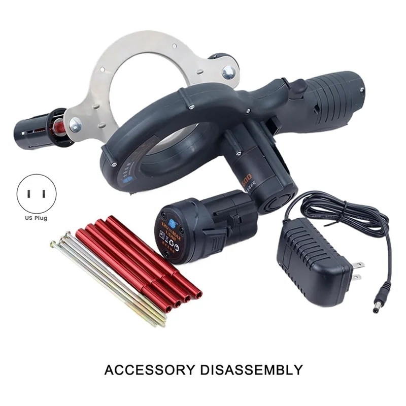 ABKS-เครื่องพันเทปไฟฟ้า 12V เครื่องพันท่อเครื่องปรับอากาศเครื่องมือไฟฟ้าปลั๊ก US