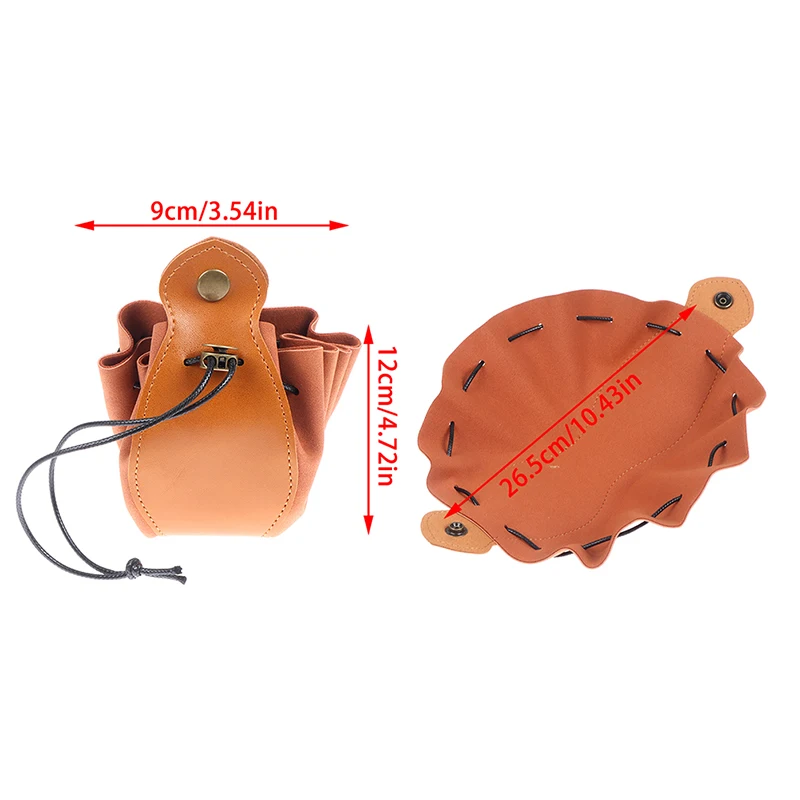 DND Dice Genuine Leather Bag Bandeja Drawstring Pouch para Role playing RPG Gift